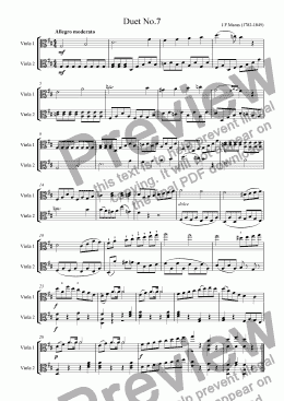 page one of Mazas Duet for 2 Violas Op.38 No.7