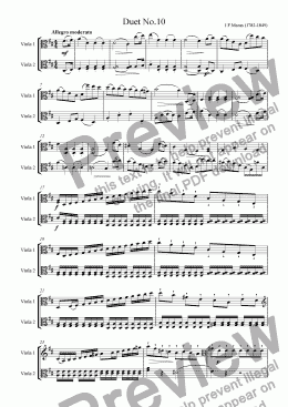 page one of Mazas Duet for 2 Violas Op.38 No.10