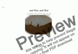 page one of and War, and War