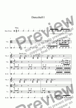 page one of Dancehall I