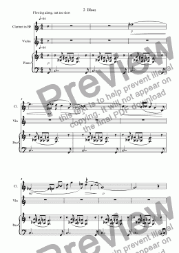 page one of Eine Kleine Jazzmusik 2nd movt