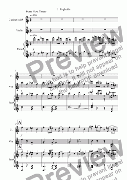 page one of Eine Kleine Jazzmusik Movt 3