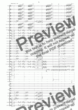 page one of Symphony No 70 4th movt