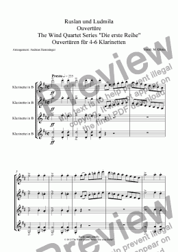 page one of Overture, Ruslan and Ludmilla