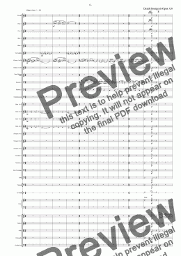 page one of Symphony No 71 2nd movt