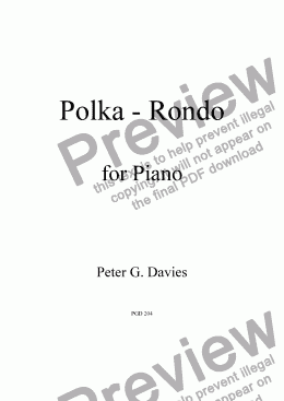 page one of Polka - Rondo