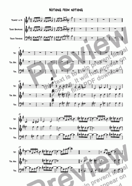 page one of Nothing from nothing - Billy Preston