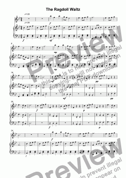 page one of The Ragdoll Waltz