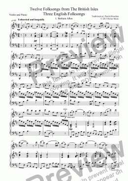 Rubinstein - Cracovienne for Violin and Piano for Solo Solo Violin + piano  by A. Rubinstein arr. Patrick Bouchon ©2017 Dorset Music - Sheet Music PDF