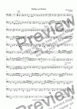page one of Strike a Chord