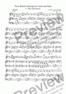 Rubinstein - Cracovienne for Violin and Piano for Solo Solo Violin + piano  by A. Rubinstein arr. Patrick Bouchon ©2017 Dorset Music - Sheet Music PDF