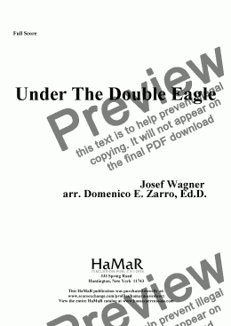 page one of Under The Double Eagle