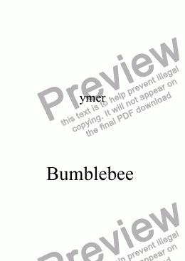 page one of Bumblebee