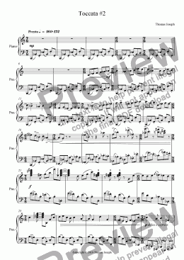 page one of Toccata #2