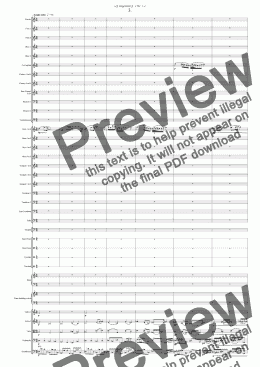 page one of Symphony No 73 3rd movt