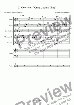 page one of 01 Overture - "Once Upon a Time"
