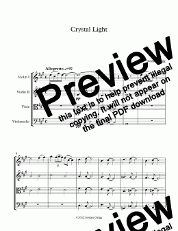 page one of Crystal Light