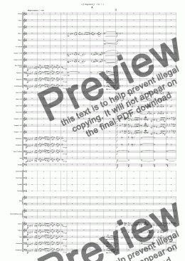 page one of Symphony No 74 4th movement