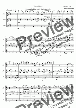 page one of Trio Nr.4 fuer 3 Floeten