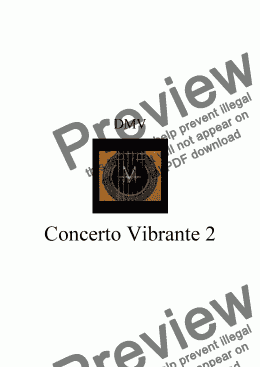 page one of Concerto Vibrante 2