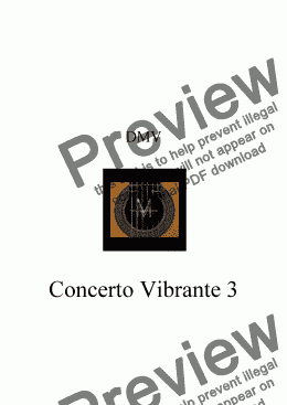 page one of Concerto Vibrante 3