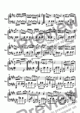 page one of Ragtime #93 in D Major