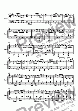 page one of Ragtime #95 in B Flat Major