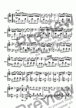 page one of Ragtime #97 in C Major