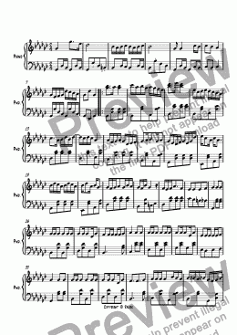 page one of Ragtime #100 in G Flat Major