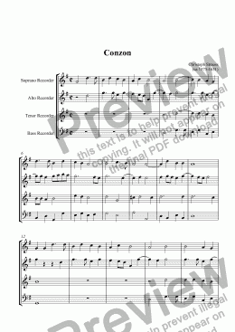 page one of Conzon (Strauss C.)