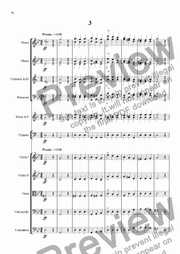 page one of Symphony No. 6 Movt. 3