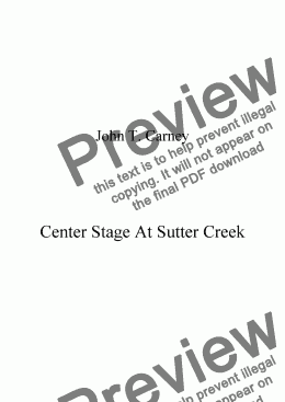 page one of Center Stage At Sutter Creek