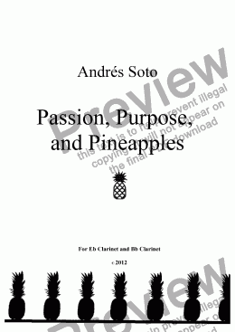 page one of Passion, Purpose, and Pineapples