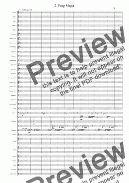 page one of Symphony no 08 -  2 Puig major
