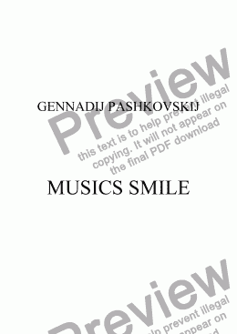 page one of MUSICS SMILE