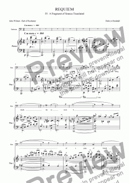 page one of REQUIEM - IV. After Death (Rochester)
