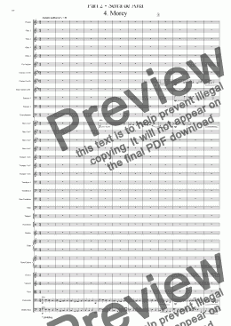 page one of Symphony No 08 -  4 Morey