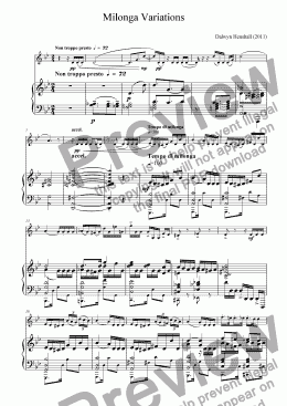 page one of Trumpet Concerto II [tpt, pno]