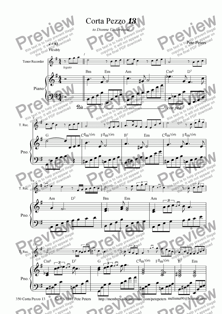 page one of Corta Pezzo 13 (Rec or Flt)