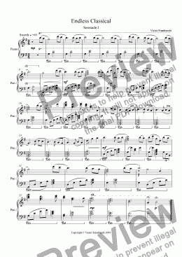 page one of Serenade I