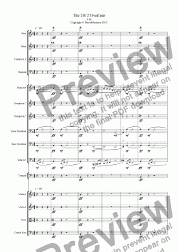 page one of The 2012 Overture