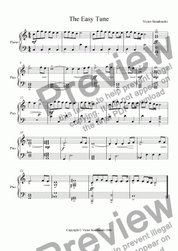 page one of The Easy Tune