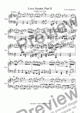 page one of Love Sonata: Part II