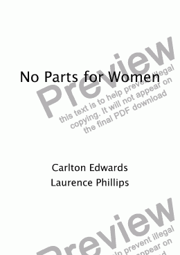 page one of No Parts for Women