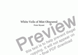 page one of White Veils of Mist Obscured