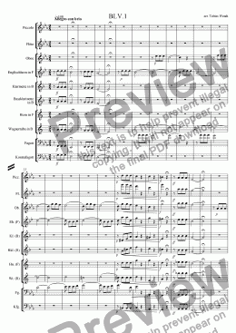 page one of Beethoven 5th Symphony-1