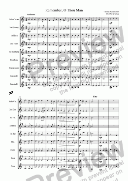 page one of Remember, O Thou Man