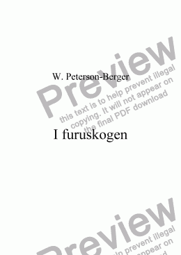 page one of I furuskogen