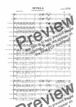 page one of Sevilla [Suite: Espanola Op. 47]