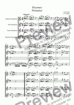 page one of Polonaise